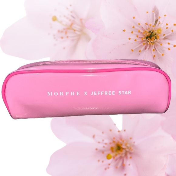Morphe X Jeffree Star Brush Bag Pink Cosmetic Zip Pouch Superstar (BAG ONLY) - Picture 11 of 11